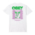 Obey Chain Link Fence Icon T-Shirt White 165263799 Wht - Streetart.fr
